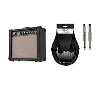 Rocktile Scream-15Amplificador para guitarra + Alpha Audio 190000Cable mono para instrumentos