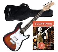 Rocktile Sphere Junior Guitarra Eléctrica 3/4 Sunburst + Escuela de Guitarra
