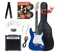 Rocktile ST-Pack Set Completo Guitarra Eléctrica Blue (Amplificador, Afinador, Tremolo, Funda, Cable, Correa, Púas, Cuerdas De Repuesto Y Escuela Con CD/DVD)