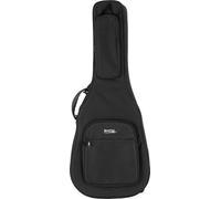 Rocktile WGSC-4122BK Bolsa guitarra acústica - Funda de transporte impermeable acolchada gruesa para guitarras acústicas - Soporte de cuello ajustable - Bolsillo exterior acolchado - Juego de mochilas