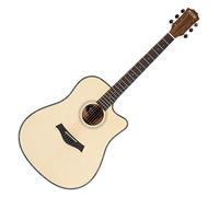 Rocktile WSD-100C NT Guitarra Western, Tapa: Abeto, X-Bracing, Trastes: 20 | Forma del cuerpo: Dreadnought de hombros cuadrados con Cutaway, Fondo y aros: Caoba, Mástil: Okoume, Puente: Nogal, 5 cm
