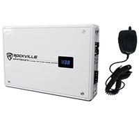 Rockville Krypton MF3 - Amplificador Marino de 4 canales, 1600 W, Pico en Color Blanco
