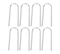RockVOQRN 100PCS High Temperature Nichrome Jump Mini U Hanger Hooks Ceramic Ornament Jewelry Making Kit