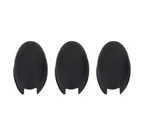 RockVOQRN 3 Unids/Set Saxofón Palm Key Pads Cojines Goma Cómodo Soprano Alto Tenor Sax Negro 3 Unids