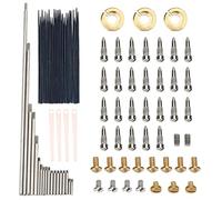 RockVOQRN Kit de mantenimiento de reparación de saxofón alto, piezas de instrumentos de viento, juego de accesorios para amantes del saxofón