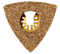 Rockwell RW8923 Sonicrafter - Hoja de raspador oscilante multiherramienta triangular de carburo con sistema de ajuste universal