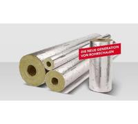 Rockwool 800 Aislante Para Tuberías Casquillo De Lana De Roca Alukaschiert 1m