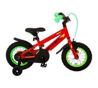 Rocky 12 Pulgadas Bicicleta Niño Rojo 3-4, 5 Años Ruedas Mano / Freno de Pedal
