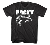 Rocky 3 Balboa Knockout Clubber Lang Men's T Shirt Boxing Photo KO Movie Merch Blacks