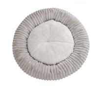 Rocky Green Cama para mascotas para gatos y perros, forro polar cálido y cómodo con algodón PP y relleno de esponja triturada, 50 cm de diámetro, apoyo y acogedora, para mascotas pequeñas a medianas