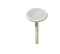 Rocky Green Peine profesional para desenredar perros - Cepillo de aseo de acero inoxidable para bichón, caniche y perros pequeños, mango ergonómico, herramienta de desenredado segura para pelo mate