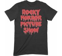 Rocky Horror Picture Show Herren Damen Hi Vis t Shirts 100% Cotton - Vorder- und Rückseite Bedruckt T-Shirt Black, Negro , L