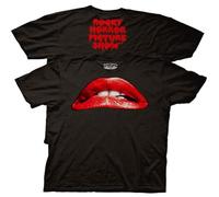 Rocky Horror Show Lips Unisex 100% Cotton Short-Sleeve T-Shirts Black S