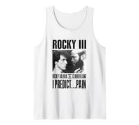 Rocky III I Predict Pain Rocky Vs Clubber Lang Panel Camiseta sin Mangas
