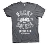 Rocky Licenciado Oficialmente Balboa Boxing Club Hombres Camiseta (Oscuro Heather), Large
