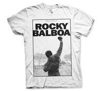 Rocky Licenciado Oficialmente Balboa - It Ain't Over Hombres Camiseta (Blanco), X-Large