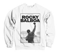 Rocky Licenciado Oficialmente Balboa - It Ain't Over Sudaderas (Blanco) Small