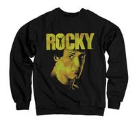 Rocky Licenciado Oficialmente Sylvester Stallone Sudaderas (Negro) Medium