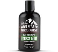 Rocky Mountain Barber Company - Champú para hombre, aceite de árbol de té, menta y eucalipto para todos los tipos de cabello, previene la picazón seca, parabenos, SLS y DEA, 8 onzas