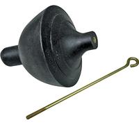 Rocky Mountain Goods Bola universal de repuesto para tanque de inodoro con cable de elevación, diseño cónico pesado para ultra sellado, elevación de latón duradero con autoalineación, fácil de