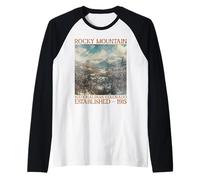 Rocky Mountain National Park | Colorado Camiseta Manga Raglan
