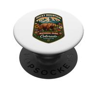 Rocky Mountain National Park Colorado EST 1915 PopSockets PopGrip Adhesivo