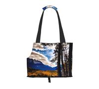 Rocky Mountain Range - Transportador para perros pequeños, gatos, bolso antisaltos para perros con bolsillos grandes, viajes al aire libre