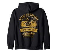 Rocky Mountains Colorado Heaven on Earth Diseño Desgastado Sudadera con Capucha
