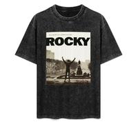 Rocky Philly Step Boxing Movie Balboa Million to One Shot Postcard Men's T-Shirt Unisex Black Men Tees L