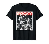 Rocky Savage Punch Apollo Creed Fight Vintage Panel Camiseta