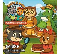 Rocky und Moni Ausmalgeschichten: Band 9 - Der Keksdieb