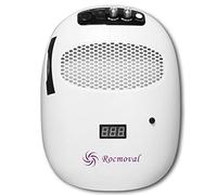 ROCMOVAL - Pulidor de uñas de 140 W con máquina de esmalte de uñas de 30000 rpm, luz de uñas de 80 W y aspiradora de 40 W