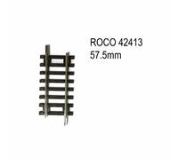 Roco 42413 COFECCIÓN 6 Rieles Rectos G1/4, Longitud 57,5 Mm