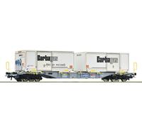 ROCO 6600122 Vagón Portacontenedores Sgns SBB Ep6 H0 1:87 Märklin Ejes