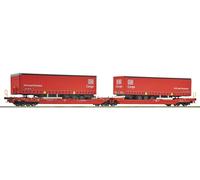Roco 6600168 Vagón articulado de doble bolsillo T3000e DB AG escala H0