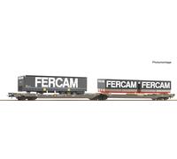 ROCO 6600235 Vagón Contenedor Hupac SBB Ep6 según Deseo Ejes para Märklin Gratis