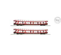 Roco 77047 H0 - Juego de 2 carros de transporte para coche