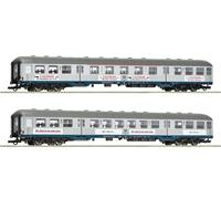 Roco Spur H0 6200206 Set 2 Piezas Personenwagen DB Neu Epoca IV