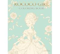 ROCOCO GIRL COLORING BOOK mint