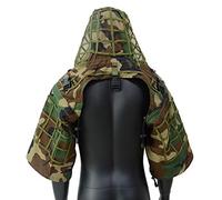 ROCOTACTICAL Sniper Ghillie Suit Foundation, Ripstop, Capucha Ghillie Viper, Abrigo de Francotirador de Camuflaje (Woodland)
