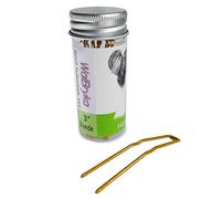 ROCST Rubio en forma de U bobby Ballet Pasadores de pelo para bollos mujeres chica extra grueso y largo pelo peinado Accesorios para baile 3 pulgadas 12 unids