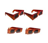 Roctar Gafas de Eclipse Certificadas ISO y CE (pack Familiar 2 Unidades Adultos + 2 Unidades Niños)