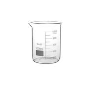 Rocwing Borosilicato 3.3 Vaso de Vidrio Graduado para Uso en Laboratorio y Cocina (1000ml, 1 in a pack)