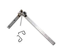Rod Bender - Steel, as Shown Pipe Bender Adjustable Bending Tool | Plegable Compact Design Multipurpose Metal Shaping Tool, Steel Bar Bending Machine For DIY Crafts, Garage Projects, Workshop Use