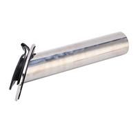 Rod Holder Flush Mount Heavy Duty 316 Stainless Steel, Marine Grade Fishing Rod Holder with 15° Flange Angle and UV Resistant PVC Cap, 245 mm Long for Boat Deck or Kayak