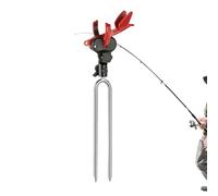 Rod Holder For Bank Fishing - Heavy Duty Stable Bracket, Shore Ground Pole Support | Groundholder Stand Spikes Bankside Stick Rest Soil Anchored Mount Fishermen Beginners Enthusiasts Fathers For River