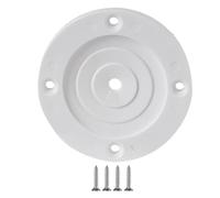 Rod Holder Gasket, Rod Cap Cover, Flexible PVC Seal with 2.5 inch Diameter, Boat Casting Aid, for Fishing, Trips, Family, Friends, Men, Women, Beginners Entusiasts, White