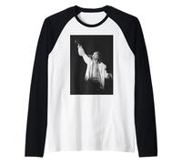 Rod Stewart, cantante de The Faces, en vivo en Birmingham Odeon Camiseta Manga Raglan