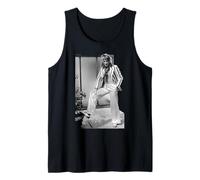 Rod Stewart se enfrenta a la Chaqueta de Rayas Cantante en 1975 Camiseta sin Mangas