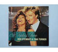 Rod Stewart - Stewart, Rod It Takes Two 7" Warner Bros ROD1 EX/EX 1990 picture sleeve, a-side with Tina Turner